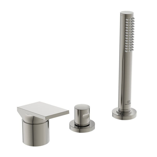 Батерия за вана - душ Ideal Standard Atelier Extra с 3 елемента сребристо Silver Storm