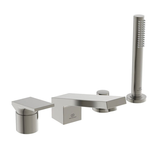 Батерия за вана - душ Ideal Standard Atelier Extra сребристо Silver Storm с 4 елемента