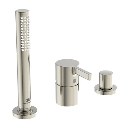 Смесител за вана-душ Ideal Standard Atelier Joy сребрист Silver Storm с 3 елемента