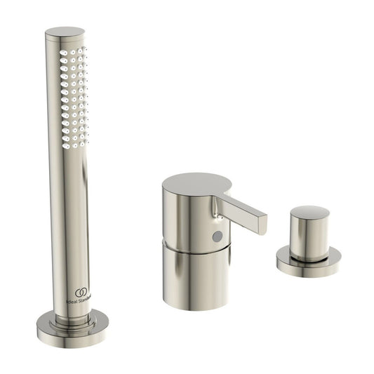 Смесител за вана-душ Ideal Standard Atelier Joy сребрист Silver Storm с 3 елемента