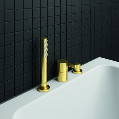 Bathtub - shower Ideal Standard Atelier Joy brushed gold with 3 elements