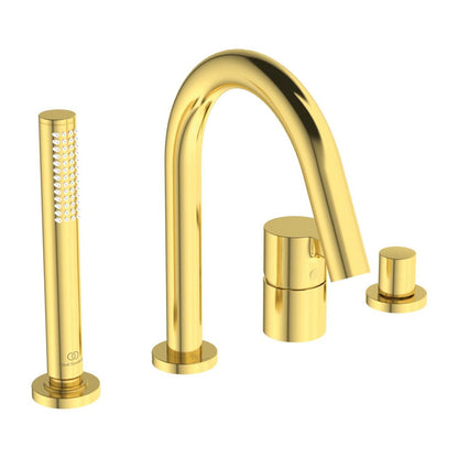 Батерия за вана - душ Ideal Standard Atelier Joy злато матово с 4 елемента