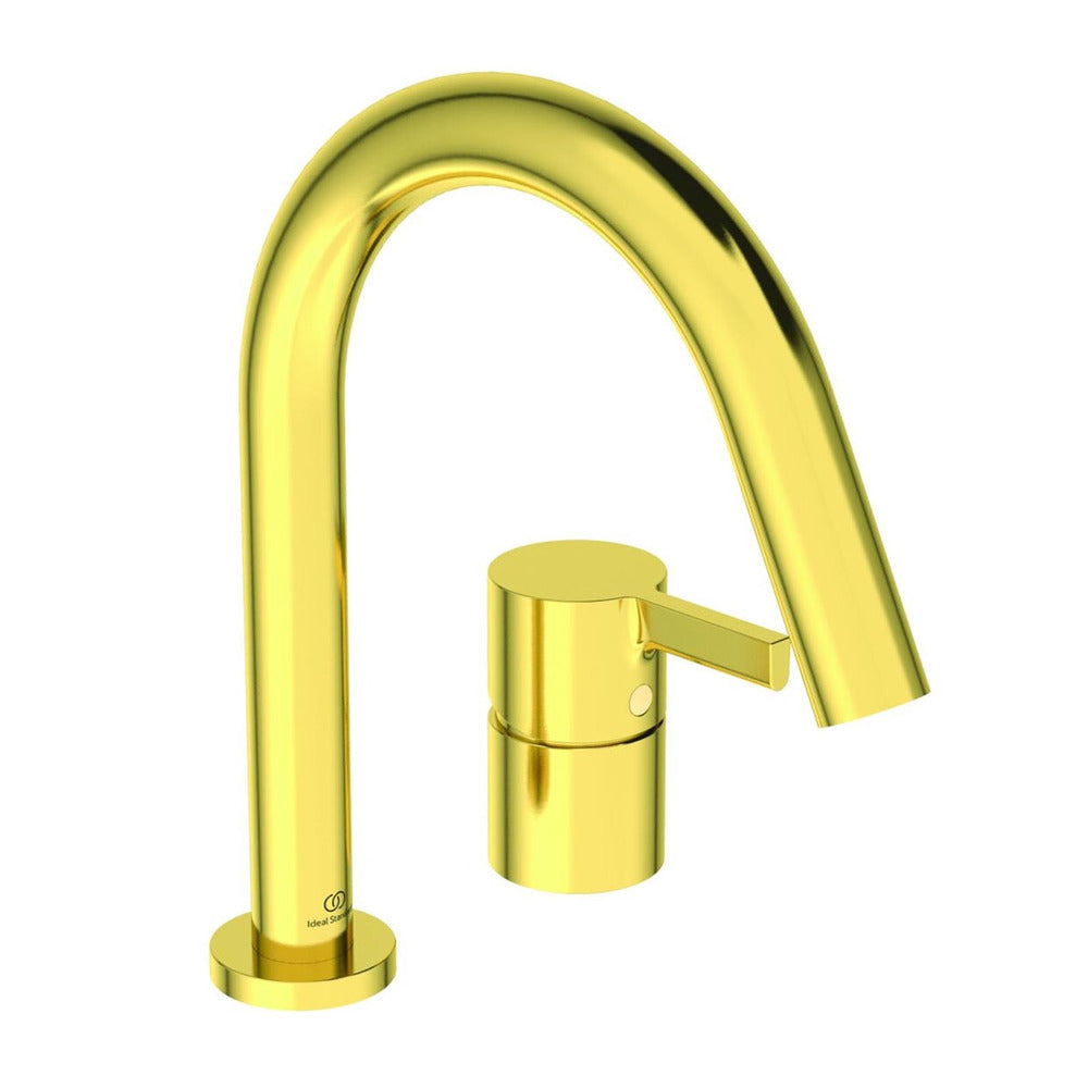 Батерия за вана - душ Ideal Standard Atelier Joy злато матово с 4 елемента