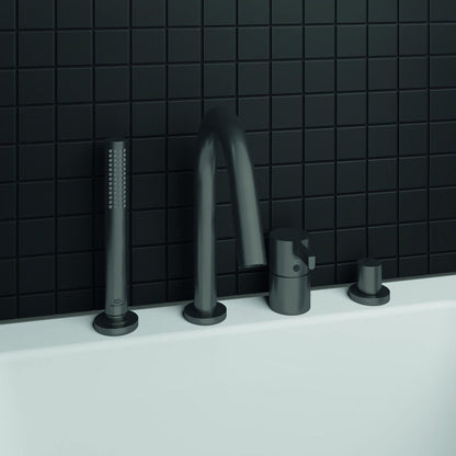 Батерия за вана - душ Ideal Standard Atelier Joy с 4 елемента, магнитно сиво