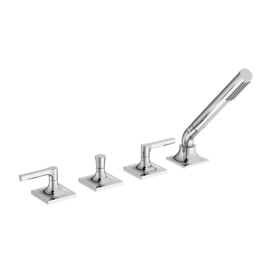 Bathtub - Shower Mixer Ideal Standard Atelier Joy Neo Chrome Glossy 4 Elements