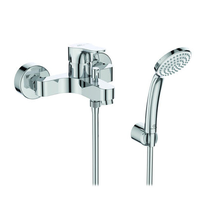 Ideal Standard Cerabase Chrome Bath-Shower Mixer with IdealRain Shower Set