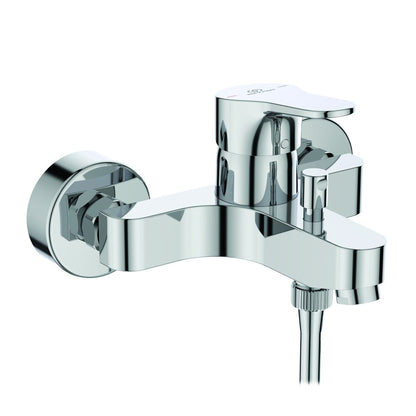 Ideal Standard Cerabase Chrome Bath-Shower Mixer with IdealRain Shower Set