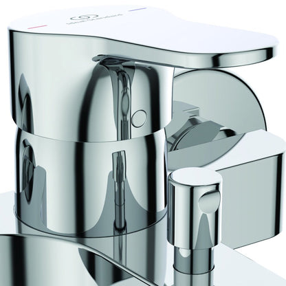 Ideal Standard Cerabase Chrome Bath-Shower Mixer with IdealRain Shower Set