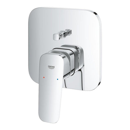 Вградена смесител за вана-душ Grohe Cubeo с лъскав хром, без вградена част