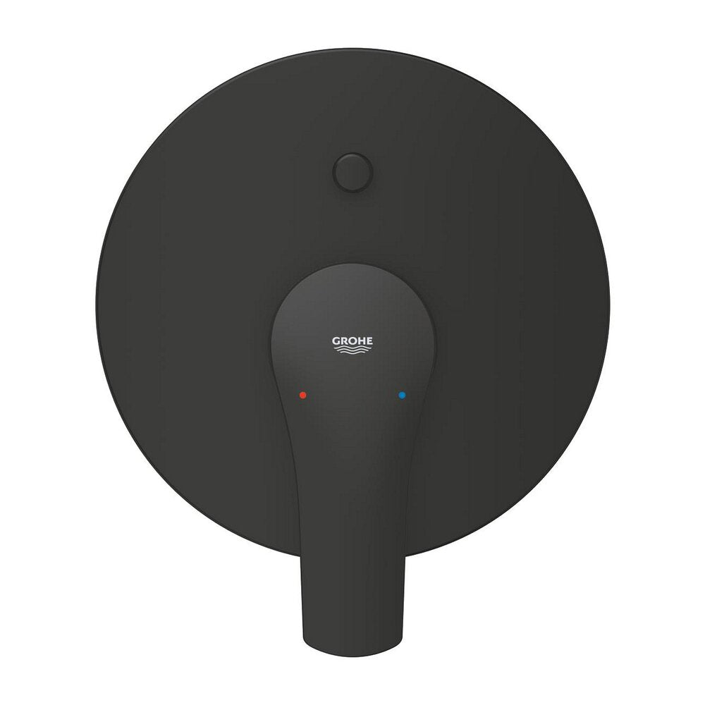 Вградена смесителна батерия за вана-душ Grohe Eurosmart матово черно без вградена част