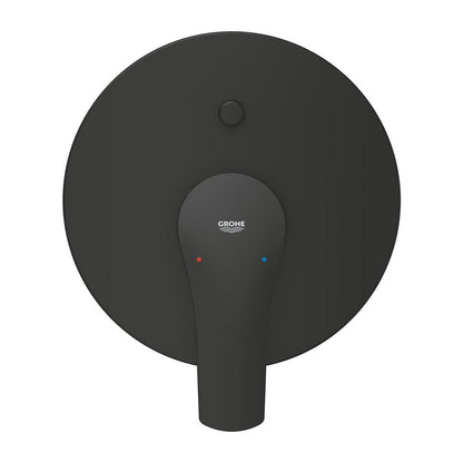 Вградена смесителна батерия за вана-душ Grohe Eurosmart матово черно без вградена част