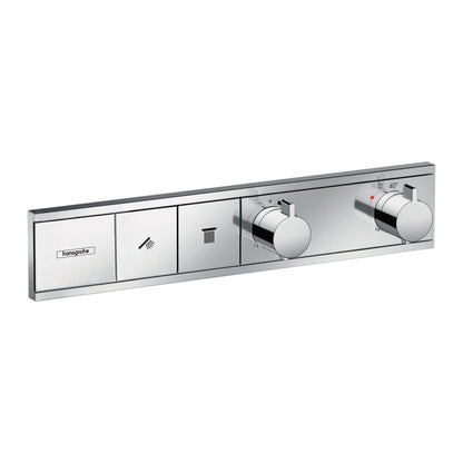 Смесител за вана - вграден душ Hansgrohe RainSelect термостатичен хром гланц 2 функции