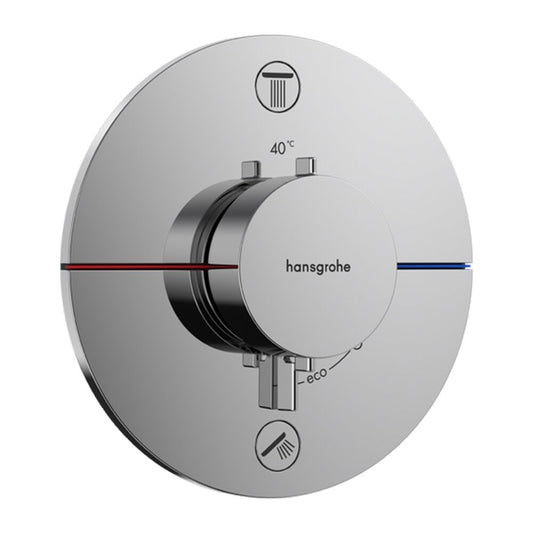Вградена смесителна батерия за душ Hansgrohe ShowerSelect Comfort S с хромирано покритие без вградено тяло