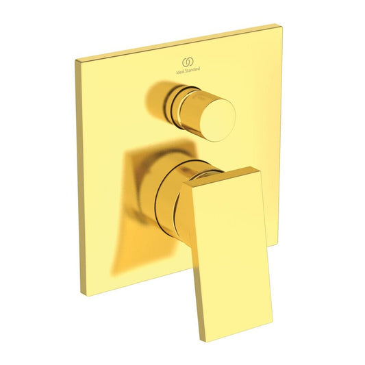 Built-in bath-shower mixer Ideal Standard Atelier Extra brushed gold without built-in body