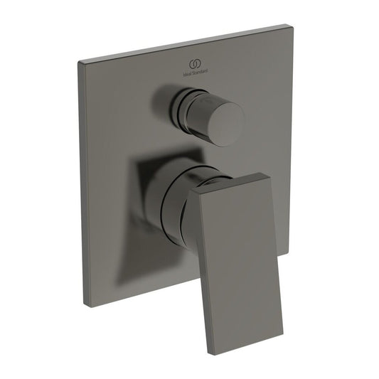 Built-in bath-shower mixer Ideal Standard Atelier Extra grey Magnetic Grey without built-in body