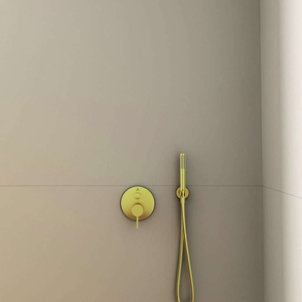 Смесител за ванна - вграден душ Ideal Standard Atelier Joy златен мат без вграденото тяло