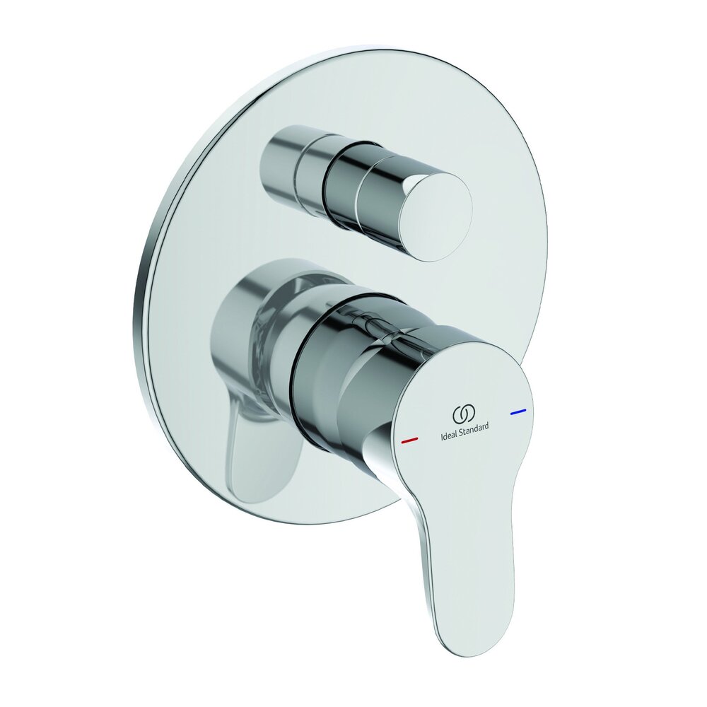 Ideal Standard Cerabase Concealed Bath-Shower Faucet, Chrome Finish with Built-in Body