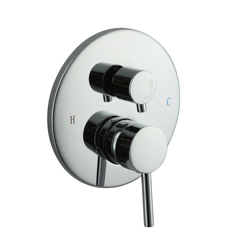 Built-in bathtub-shower mixer Inter Ceramic with concealed body