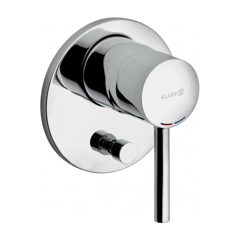 Wall-Mounted Shower and Bathtub Mixer Kludi Bozz Single-Lever Chrome