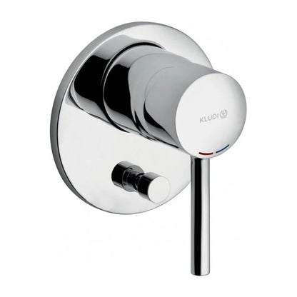 Wall-Mounted Shower and Bathtub Mixer Kludi Bozz Single-Lever Chrome