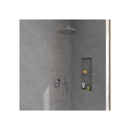 Вградена смесителна батерия за вана-душ Villeroy&Boch Angular хром гланц без вградена част
