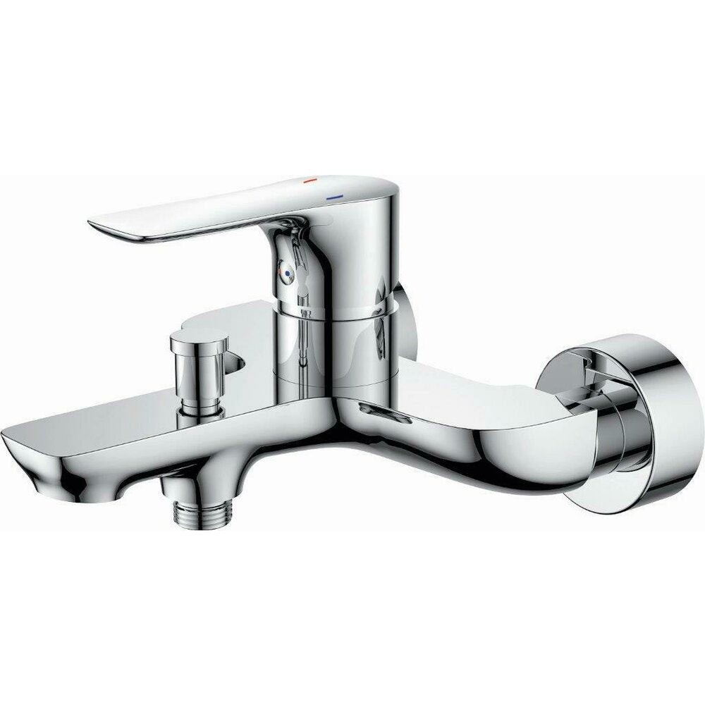 Inter Ceramic Dover Single-Handle Bathtub-Shower Faucet Chrome Gloss Finish