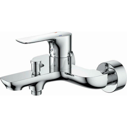 Inter Ceramic Dover Single-Handle Bathtub-Shower Faucet Chrome Gloss Finish