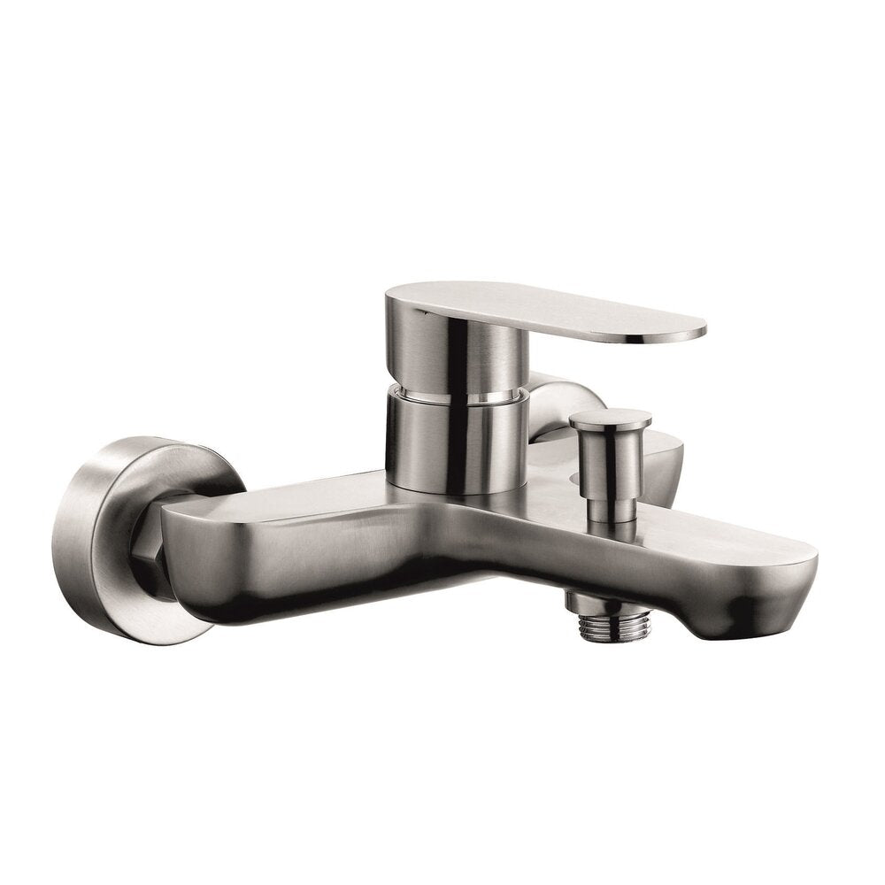 Bathtub-Shower Inter Ceramic Marsiliya Single-Handle Brushed Gray