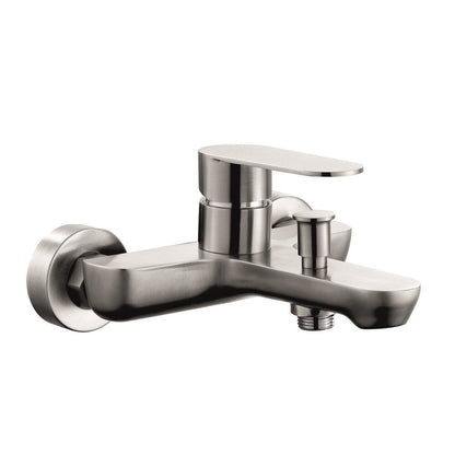 Bathtub-Shower Inter Ceramic Marsiliya Single-Handle Brushed Gray