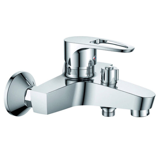 Bathtub-Shower Inter Ceramic Runde Single-Handle Glossy Chrome