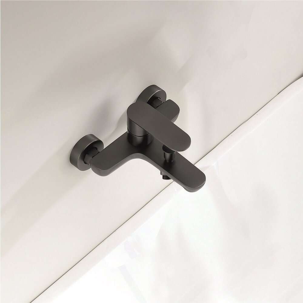 Bathtub-Shower Inter Ceramic Venice Single-Handle Matte Gray
