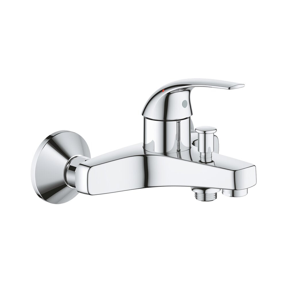 Смесител за вана-душ с една ръкохватка Grohe Baucurve хром