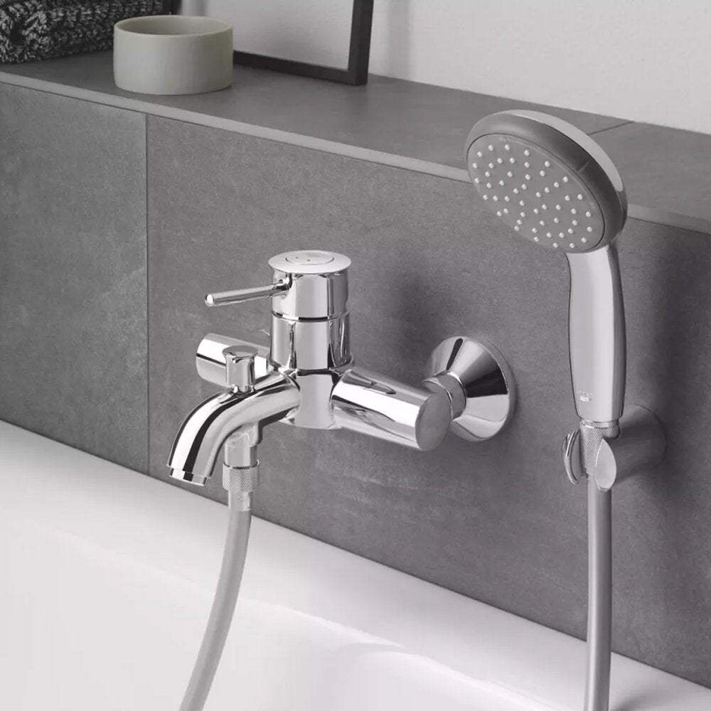 Смесител за вана-душ с една ръкохватка Grohe Start Classic хром гланц
