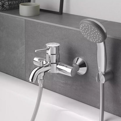 Смесител за вана-душ с една ръкохватка Grohe Start Classic хром гланц