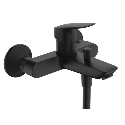 Single-Handle Bathtub-Shower Faucet Matte Black Hansgrohe Logis