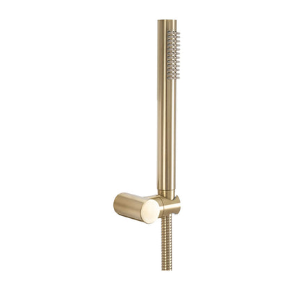 Rea Lungo Gold Plated Bathtub - Shower Mixer with Shower Set