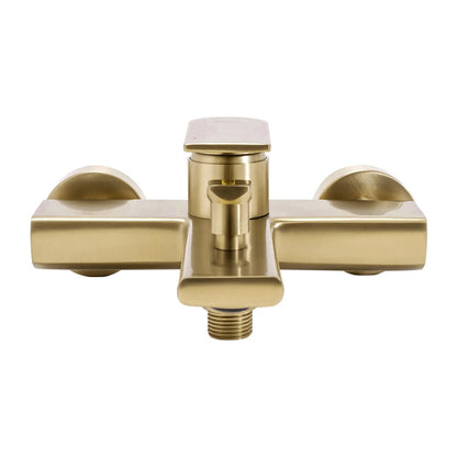 Rea Verso Gold Plated Bathtub - Shower Mixer with Shower Set
