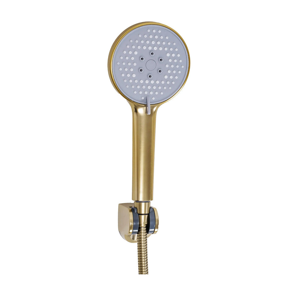 Rea Verso Gold Plated Bathtub - Shower Mixer with Shower Set