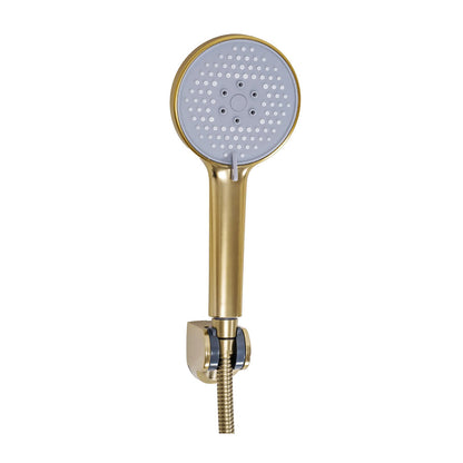 Rea Verso Gold Plated Bathtub - Shower Mixer with Shower Set