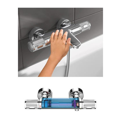 Термостатна смесителна батерия за вана-душ Grohe Grohtherm 1000 Performance, хромирана