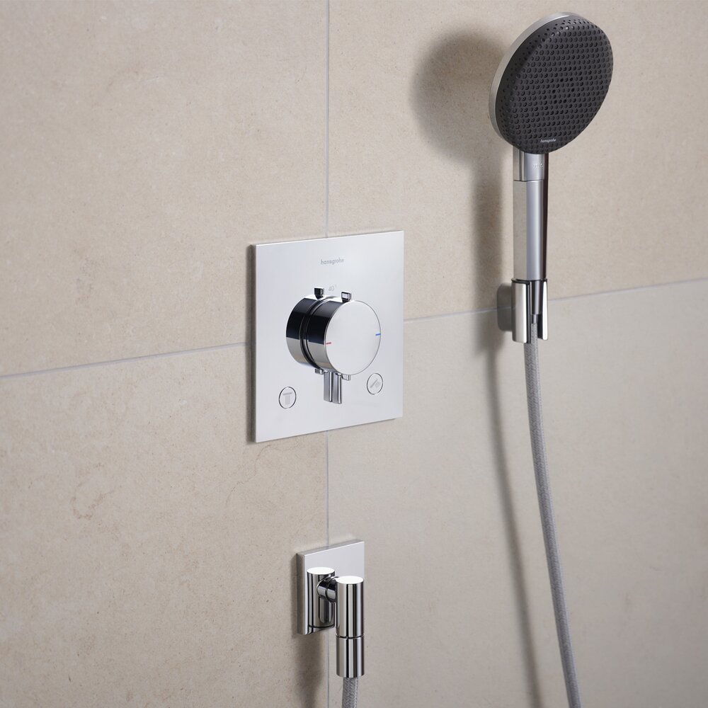 Термостатен смесител за вана-душ Hansgrohe Ecostat Comfort E с хромирано покритие без вградена част