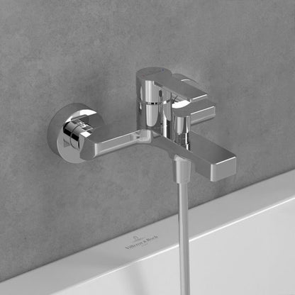 Смесител за вана-душ Villeroy&Boch Architectura с един лост хром гланц