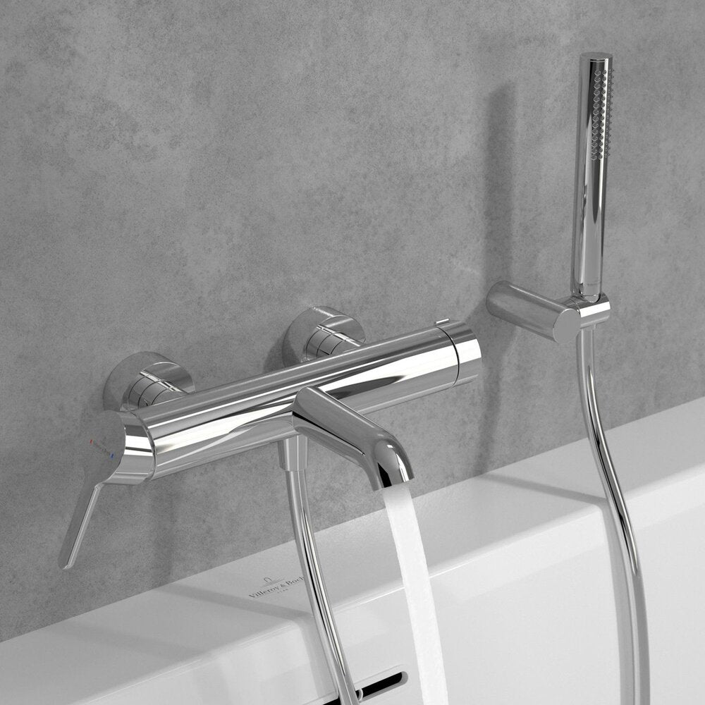 Смесител за вана-душ Villeroy&Boch Skyla с една ръкохватка хром гланц