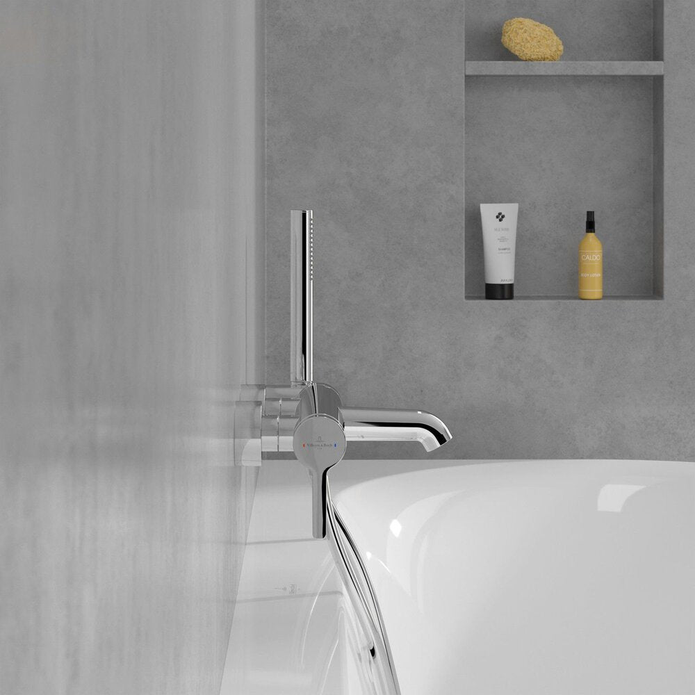 Смесител за вана-душ Villeroy&Boch Skyla с една ръкохватка хром гланц
