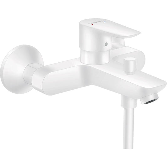 Hansgrohe Talis E Matte White Bath-Shower Mixer