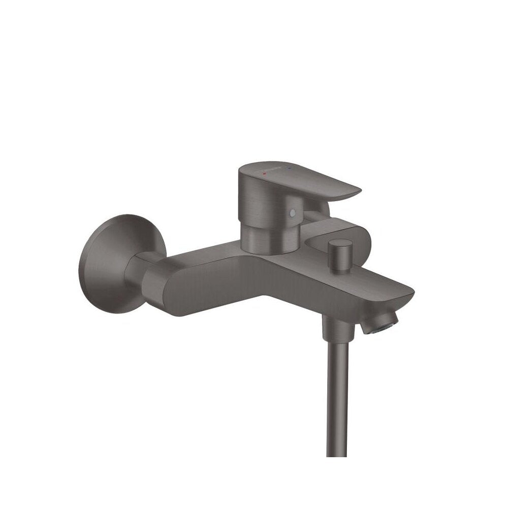 Built-in Bath-Shower Mixer Hansgrohe Talis E Black - Brushed Chrome
