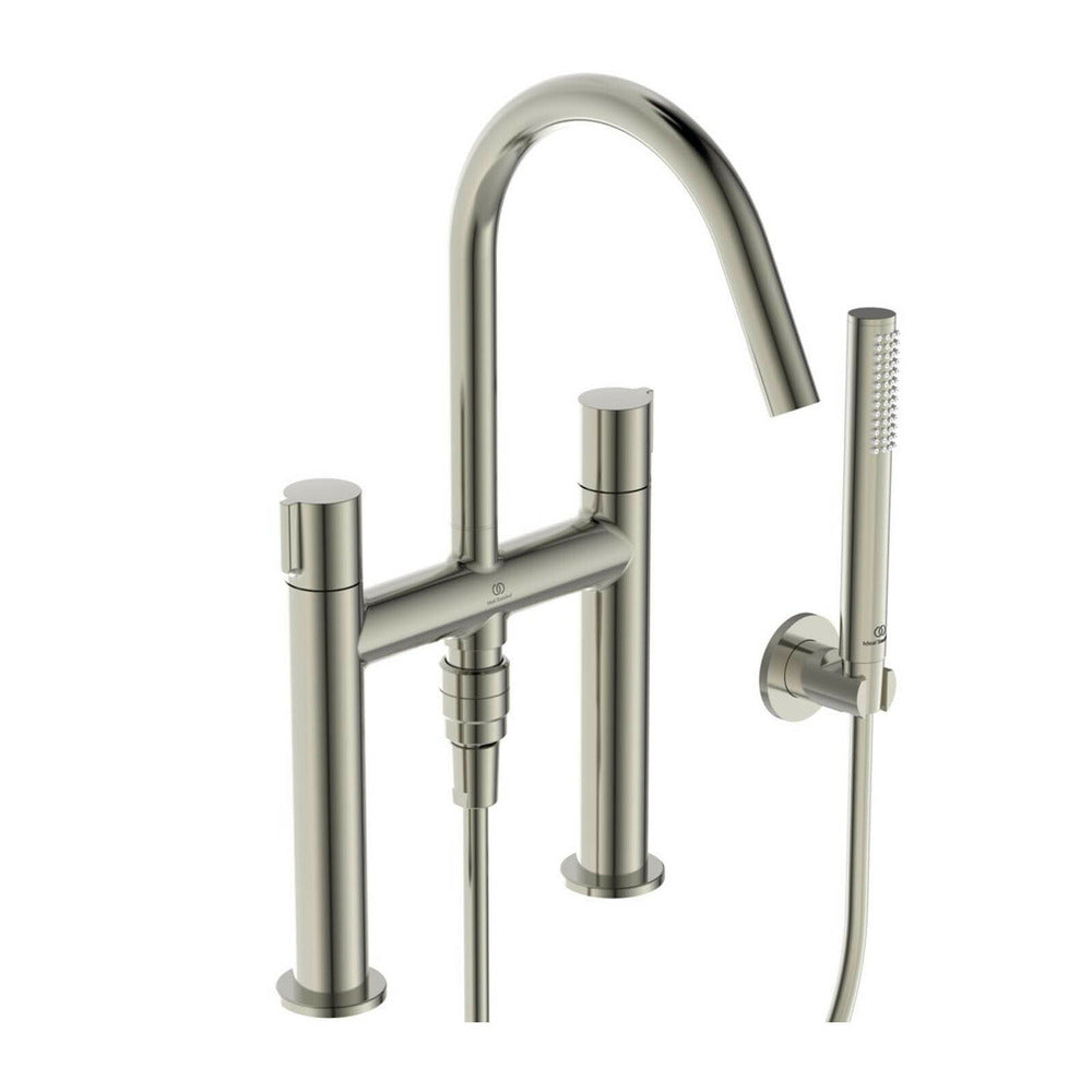 Ideal Standard Atelier Joy Silver Storm Bathtub Faucet with Shower Set