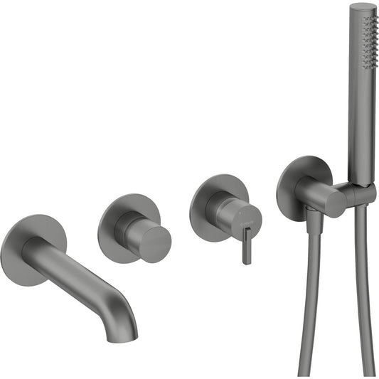 Built-in Bathtub Faucet Deante Silia Anthracite