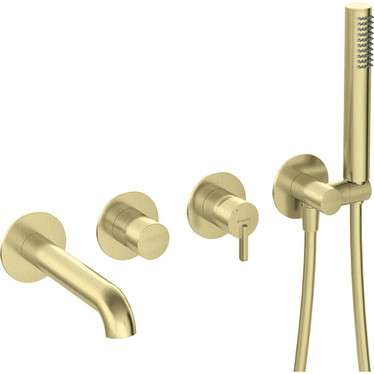 Built-in Bathtub Faucet Deante Silia Brushed Gold