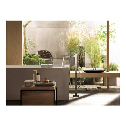 Freestanding Bathtub - Shower Faucet Hansgrohe Metropol with Cut-Out Handle Chrome